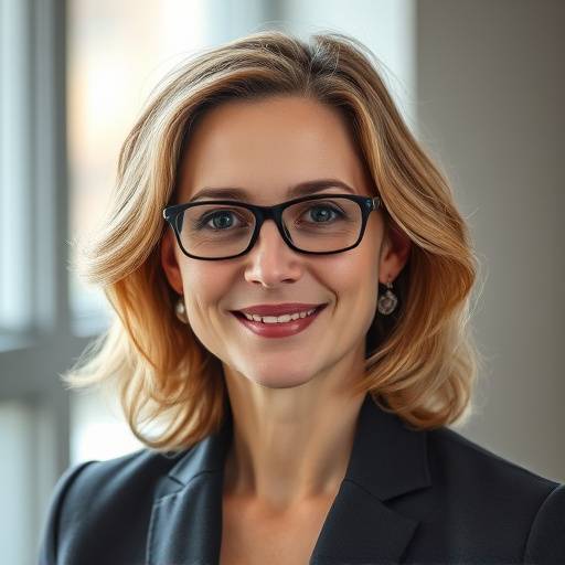 Porträt von Dr. Anna Schmidt, Chefredakteurin von Bücherwelten